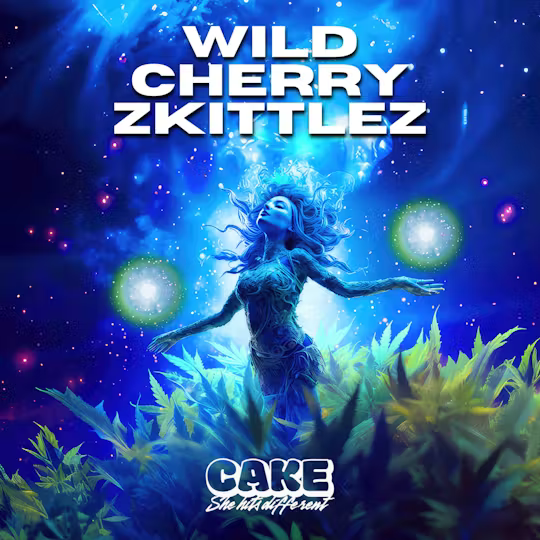 Photograph of product: [CAKE] DISPOSABLE - 1.25G - WILD CHERRY ZKITTLEZ (I)