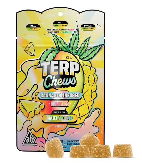 Photograph of product: ABX | Terp Chews | Maui Wowie | Gummies | 100mg