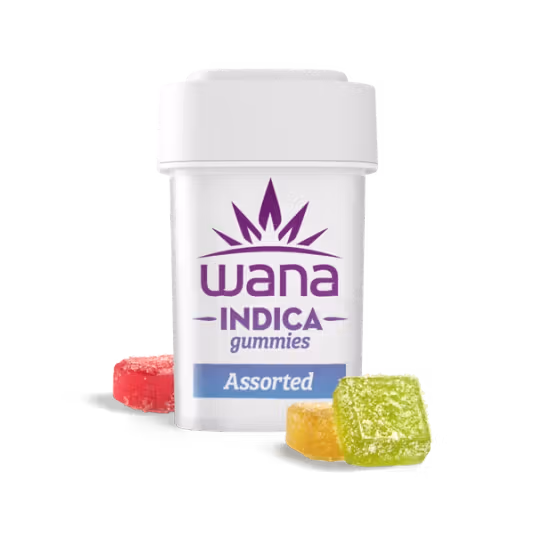 Photograph of product: Wana Brands: Indica Assorted Gummies 100mg