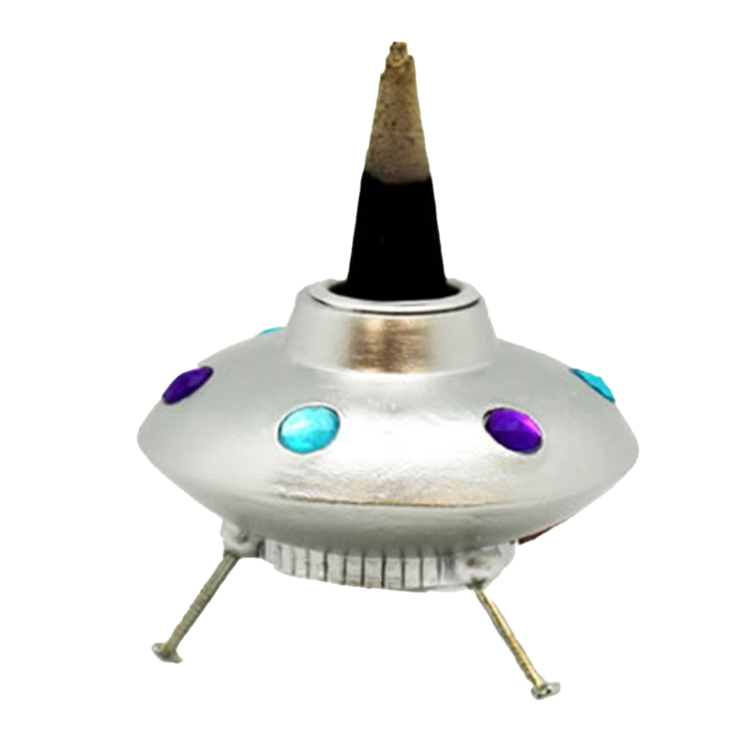 Photograph of product: Backflow Incense Burner- Spaceship