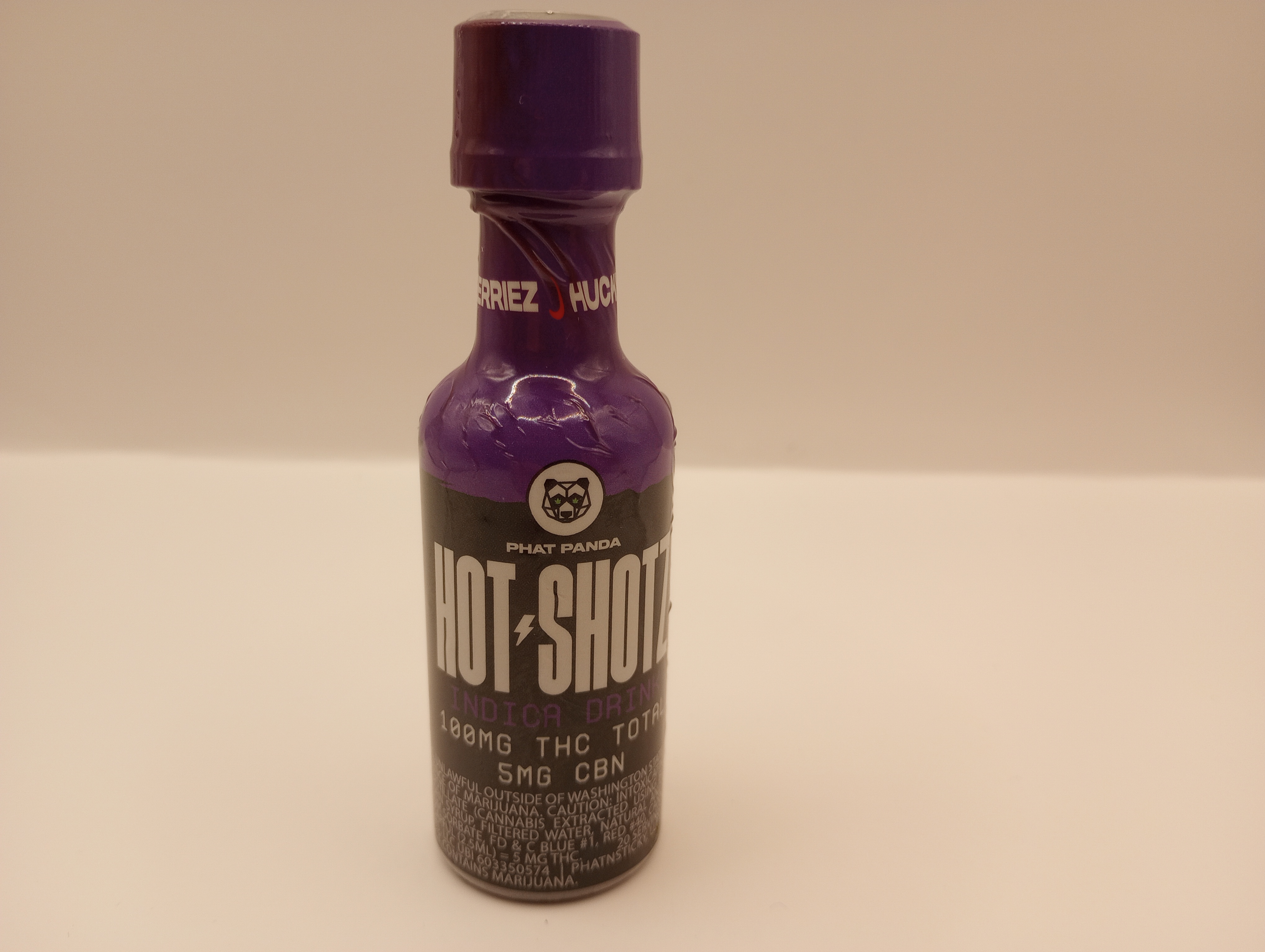 Photograph of product: Huckleberry CBN Hot Shotz 100mg