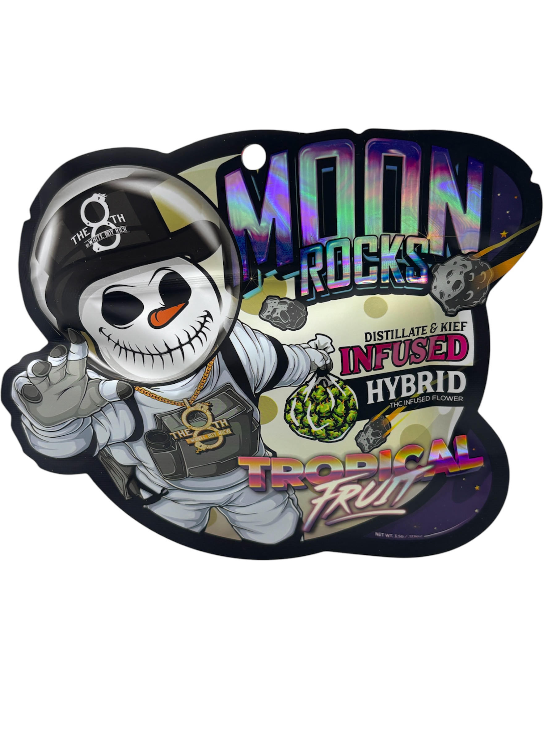 Photograph of Product: The 8th by White Boy Rick Tropical Fruit Moon Rocks Prepack Rec - 3.5g