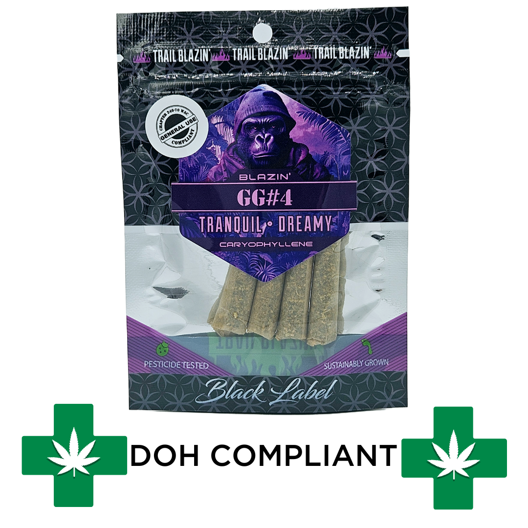 Photograph of product: DOH | GG#4 Pre-Roll 4pk | 2.4g