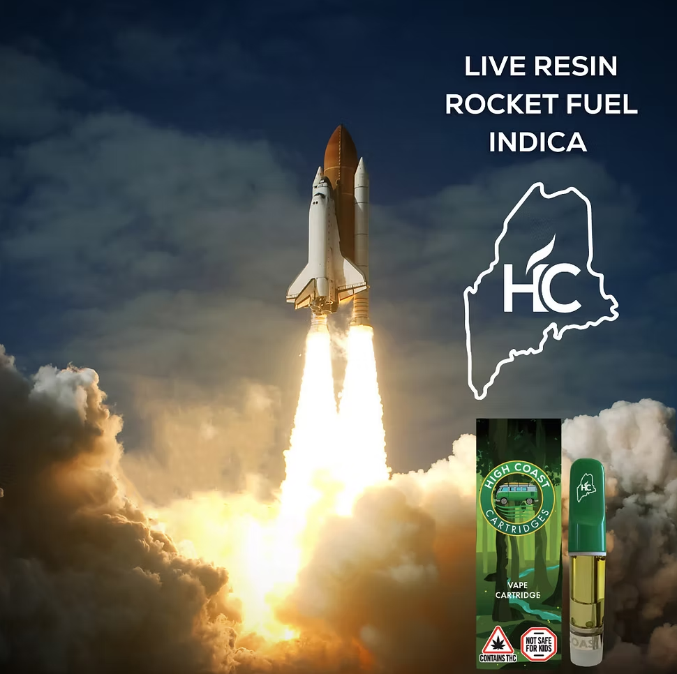 Photograph of product: Live Resin Rocket Fuel Cart (High Coast) 1mL