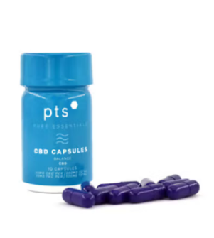 Photograph of product: CBD Capsules 2:1 CBD:TH-oui 100mg 10pk