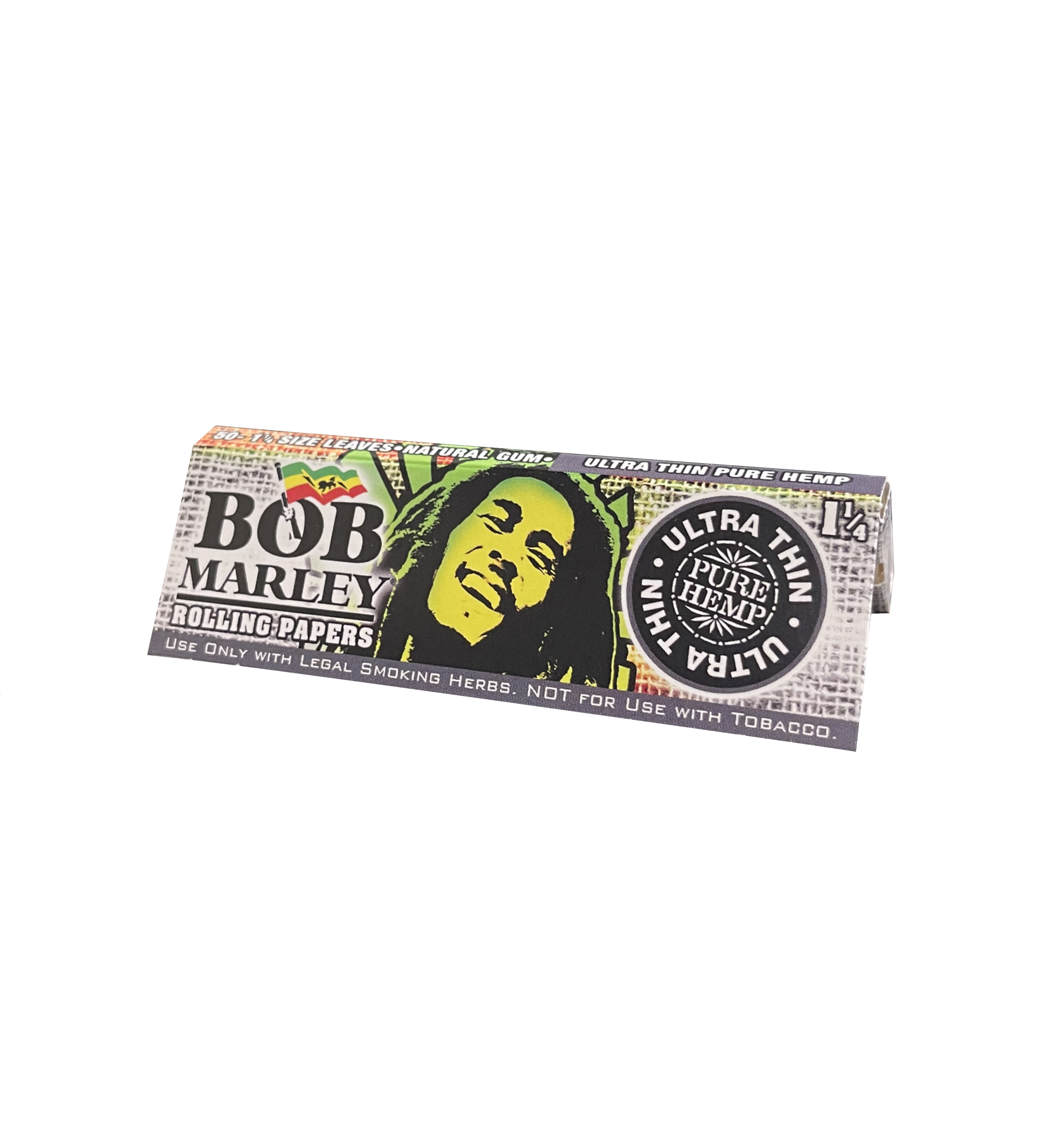 Photograph of product: Bob Marley | Ultra Thin | 1 1/4 Papers