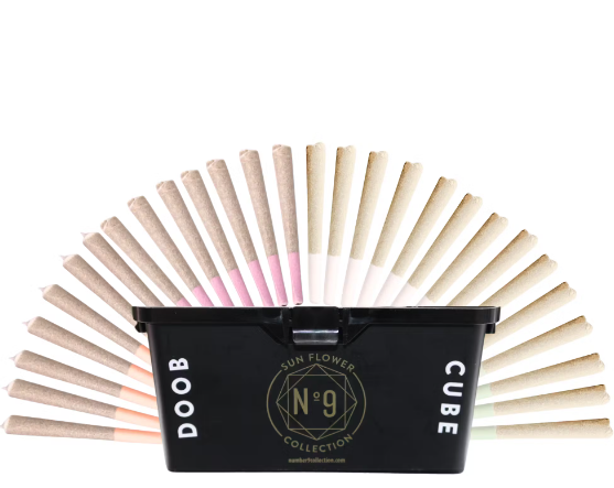 Photograph of product: No.9 Doob Cube MAX 1g 28pk Prerolls (4 strains)