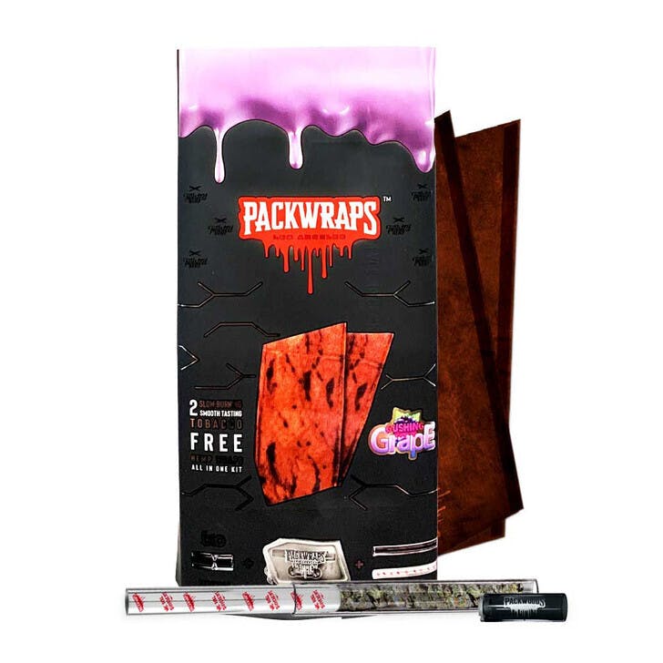 Photograph of product: Packwraps Natural Hemp Wraps- Gushing Grape $8