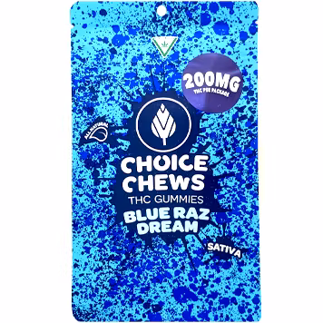Photograph of product: Blue Raz Dream Gummies 200mg (10pk) (S)