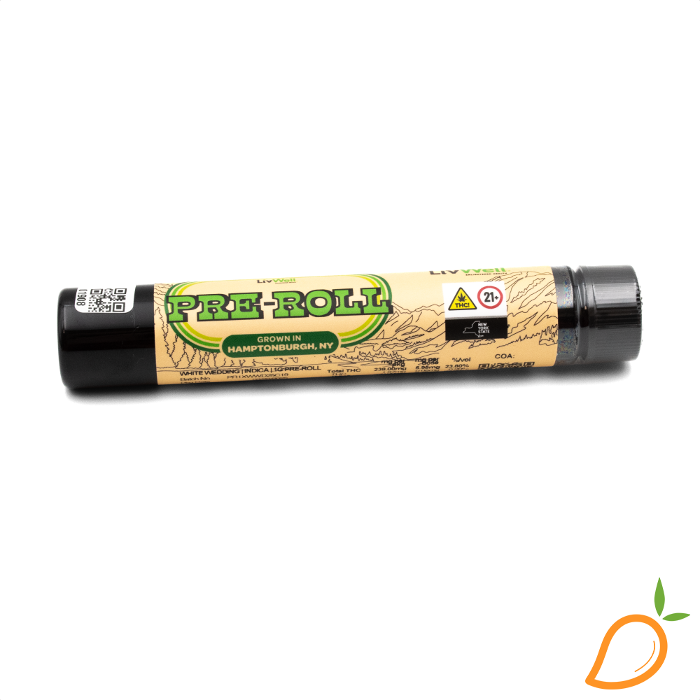 Photograph of product: 1g White Wedding Preroll LivWell
