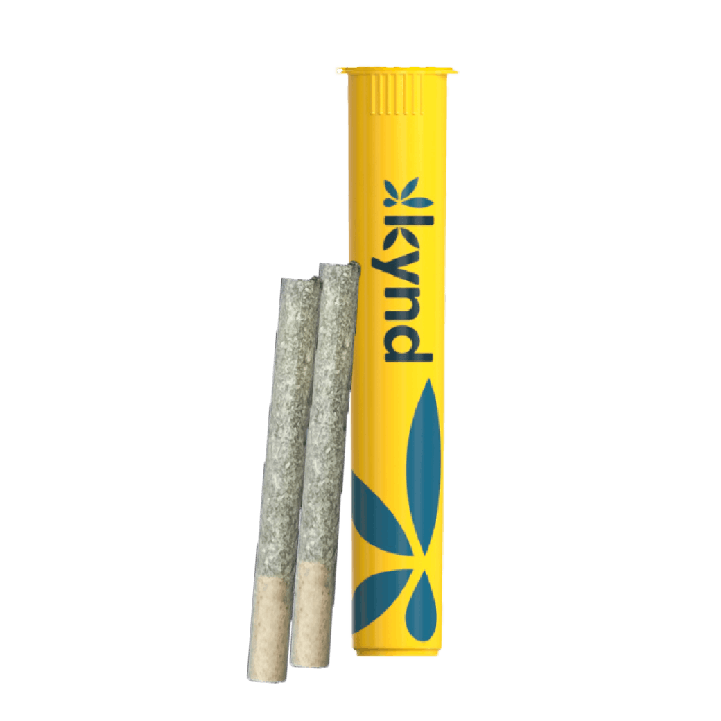 Photograph of product: NY Sour Diesel (H) 1g 2pk 0.5g Pre-Roll- Kynd