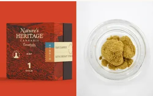 Photograph of product: Orange Chemeleon | 1g Kief