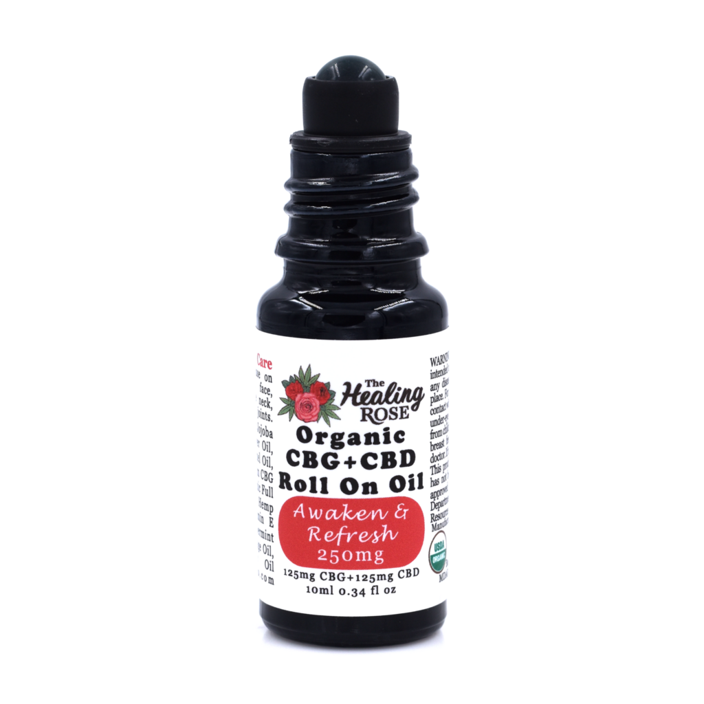 Photograph of product: Topical - 250mg CBD CBG - Spray On Massage Oil Rose - The Healing Rose