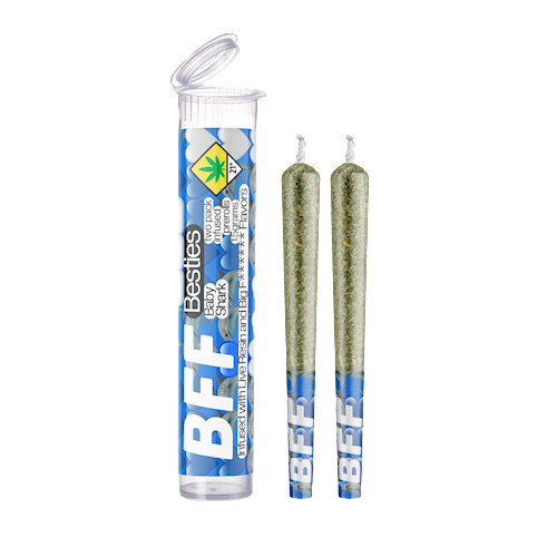 Photograph of product: Baby Shark BFF Infused Pre-Roll 2-pack | 1.5g (DOH)