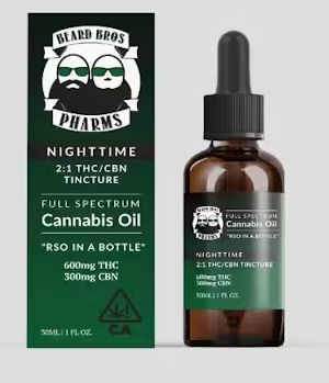 Photograph of product: Beard Bros Pharms | RSO 2:1 CBN | Full Spectrum Oil Tincture | 30ml