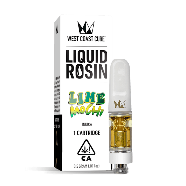 Photograph of product: Lime Mochi - Liquid Rosin Cartridge .5g - 