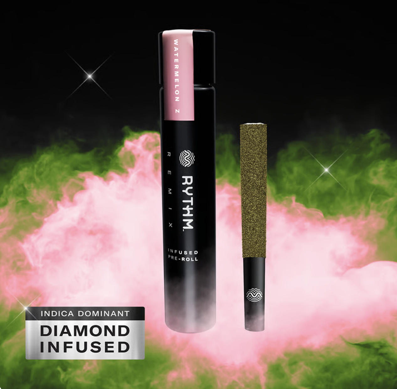 Photograph of product: Rythm | Watermelon Z (i) Infused Pre-Roll 1g