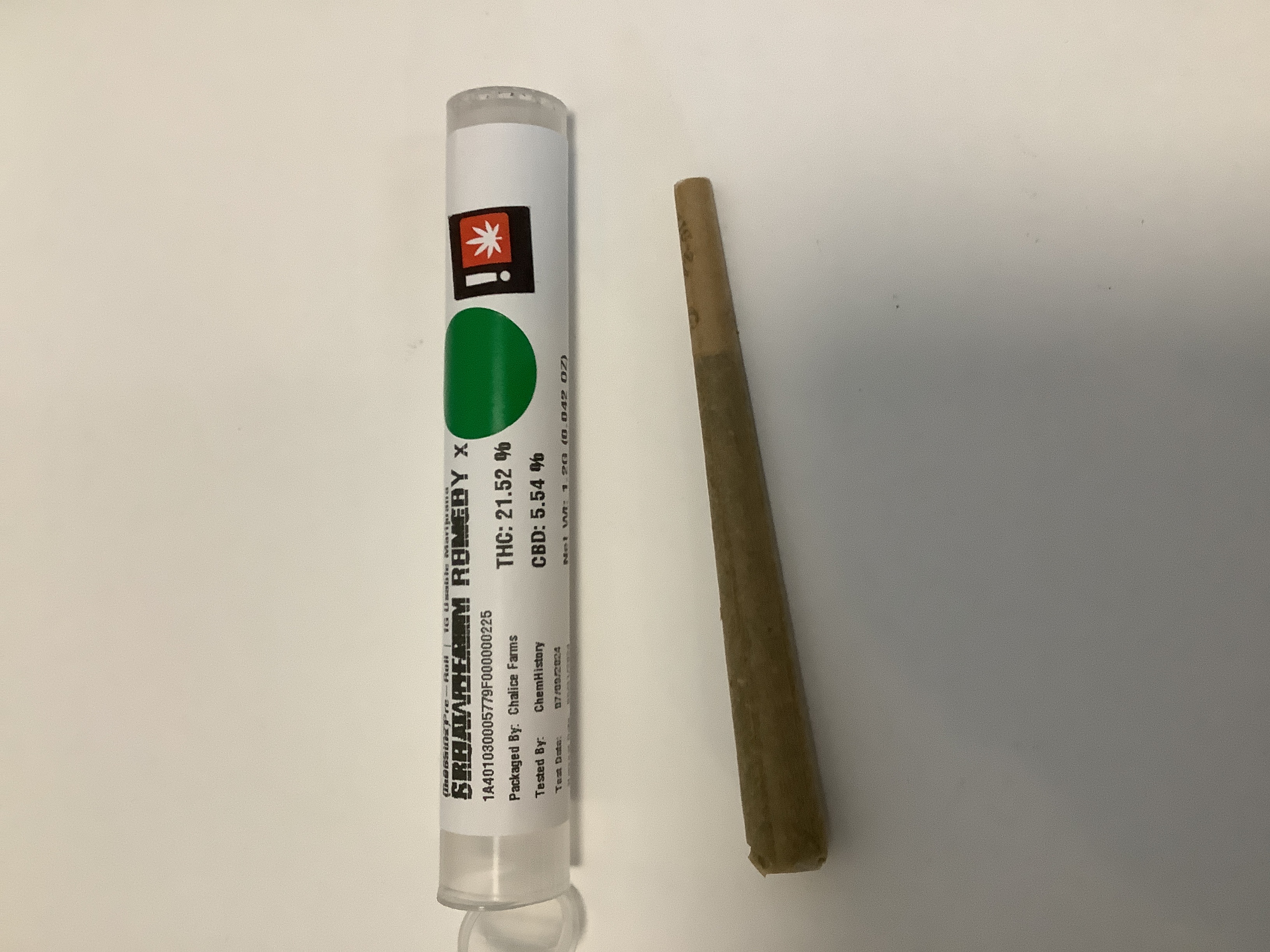 Photograph of product: Chalice Farms | STRAWBERRY REMEDY x FRUIT PHARM PUNCH | House PreRoll |1g