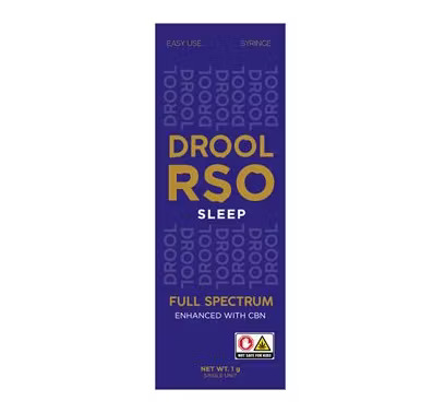 Photograph of product: Sleep | Drool | 1g RSO Syringe