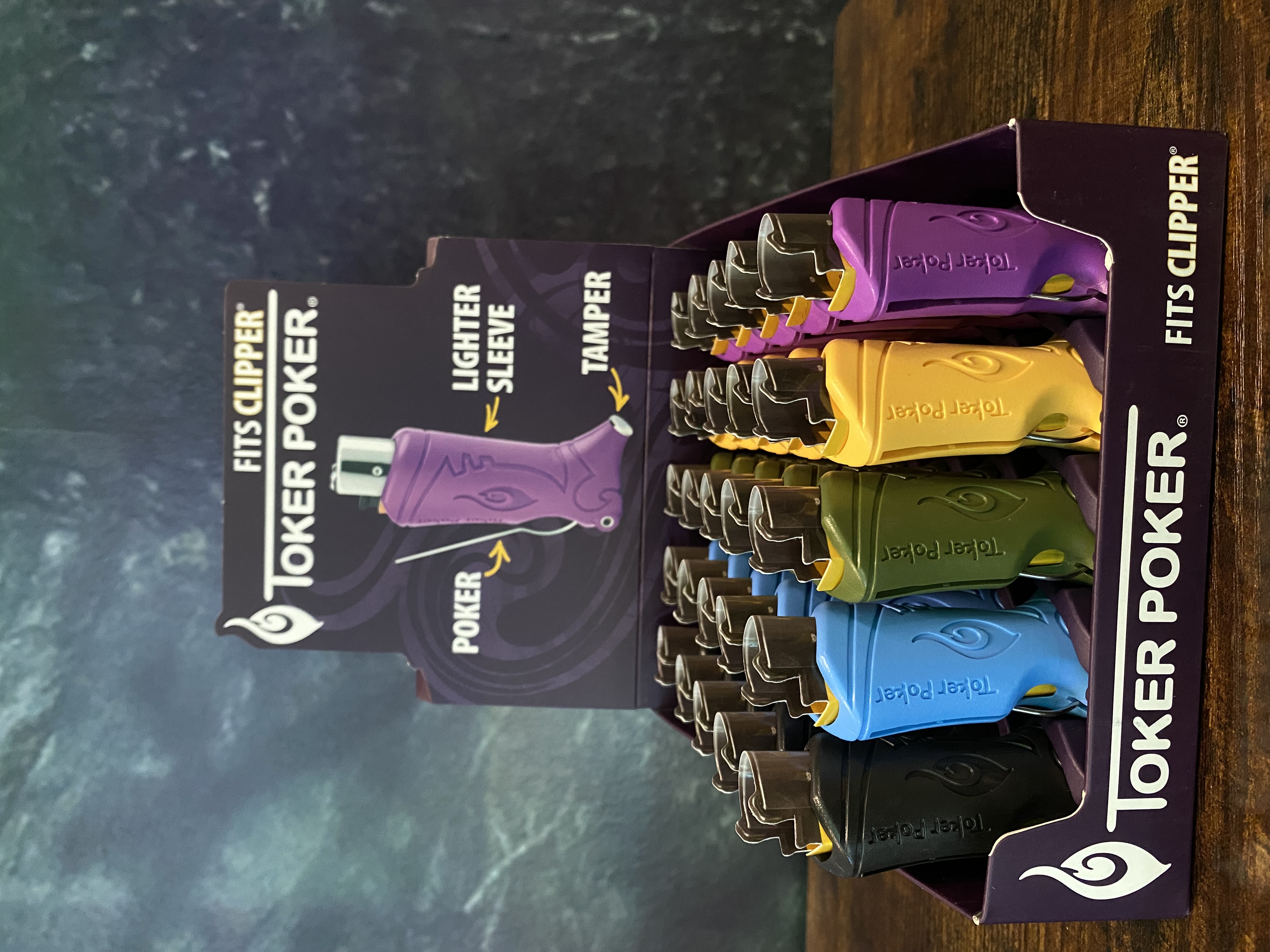 Photograph of product: Toker Poker Lighter Sleeve | Clipper