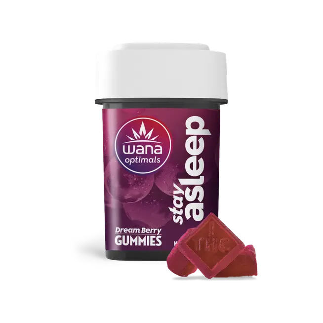 Photograph of product: Stay Asleep 4:2:1:1 CBD:TH-oui:CBG:CBN Gummies