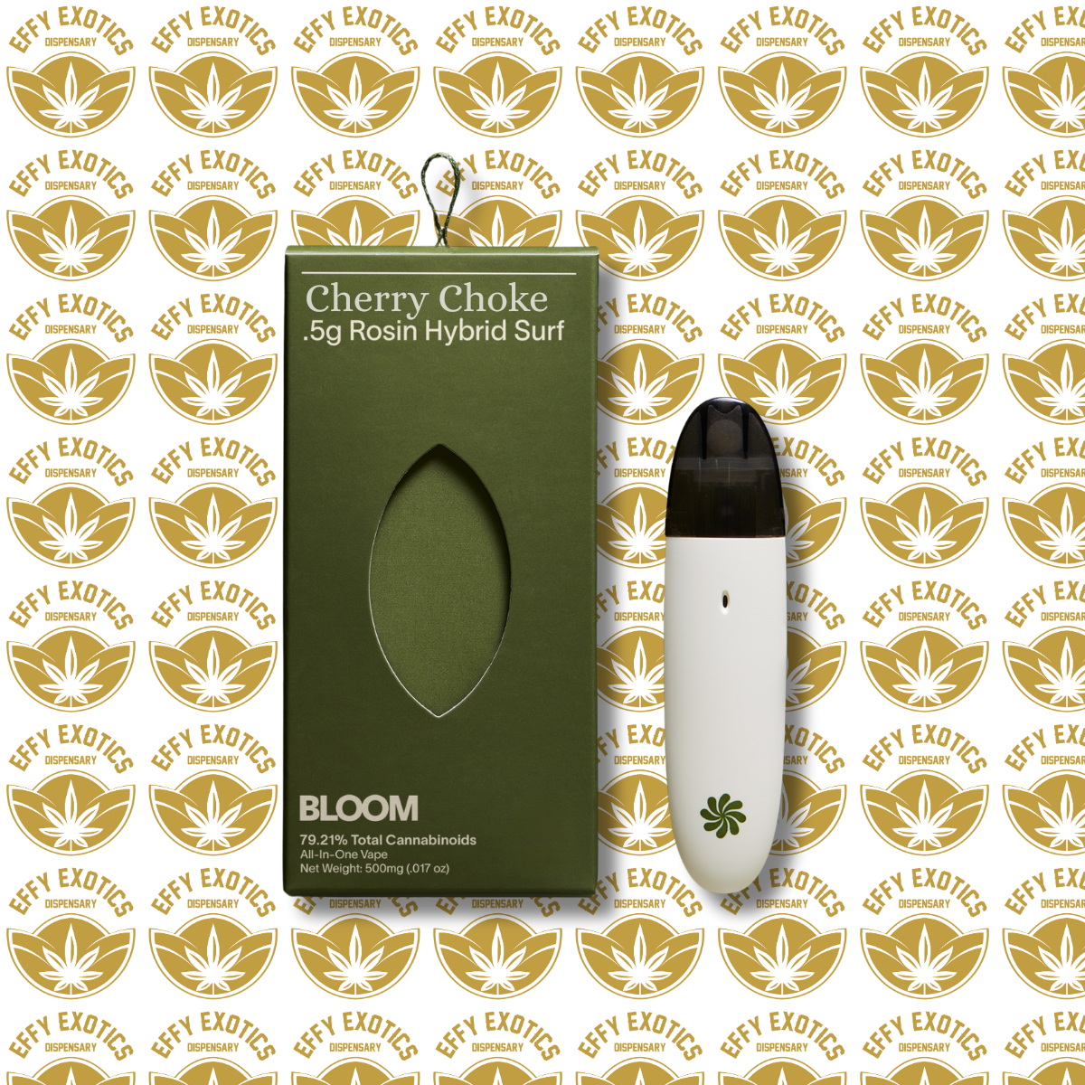 Photograph of product: Bloom Rosin Cherry Choke Oui'd Surf Disposable