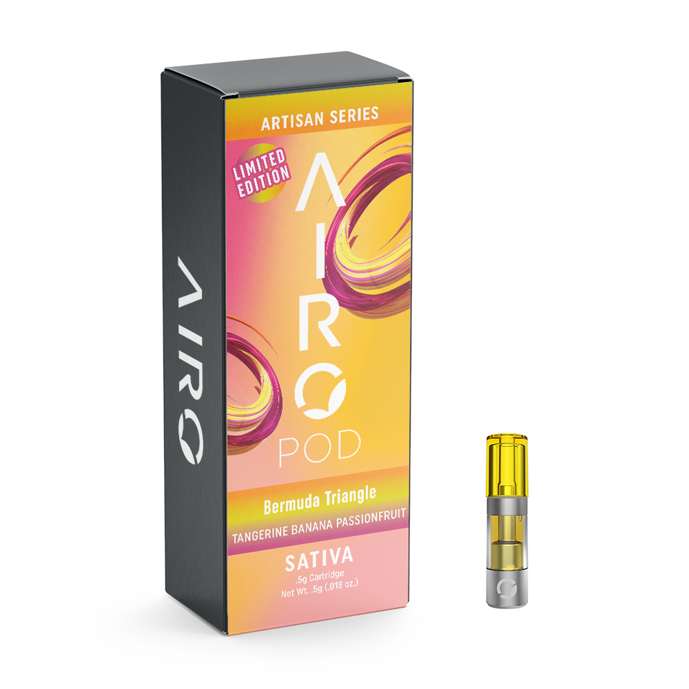 Photograph of product: AiroPro - 1000mg Artisan Cartridge (S) - Bermuda Triangle