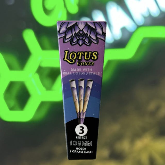 Photograph of product: Lotus 3Pk King Size Cones