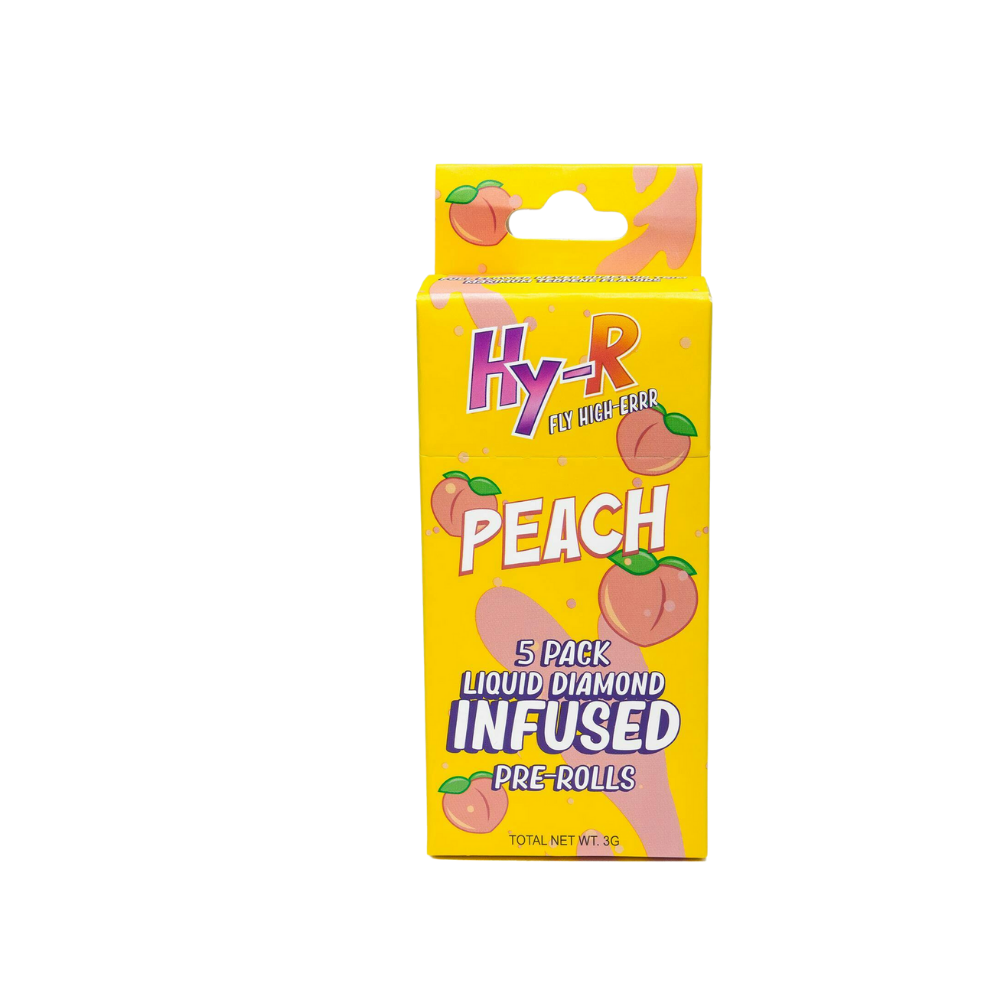 Photograph of product: Hy-R - 5 Pack Infused Prerolls - Cherry Punch