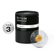 Photograph of product: Rythm | Solventless Live Rosin | Brownie Scout | 1g (Oui'd Dominant)