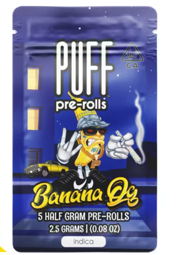 Photograph of product: BANANA OG 5PK