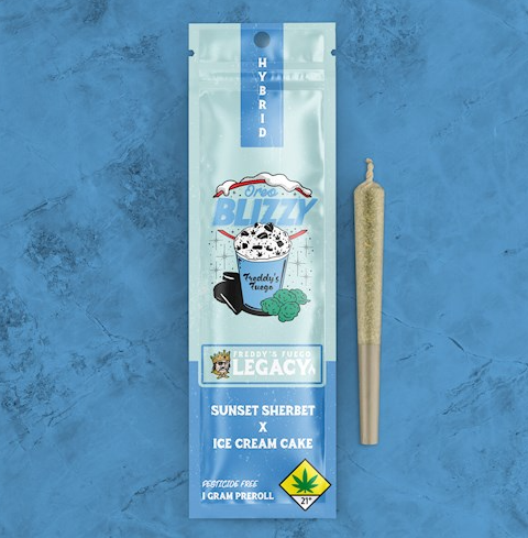 Photograph of product: Freddy Fuego - Oreo Blizzy - Pre-Roll