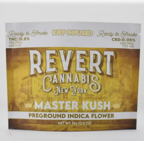 Photograph of product: REVERT | GROUND FLOWER | MASTER KUSH - 14g