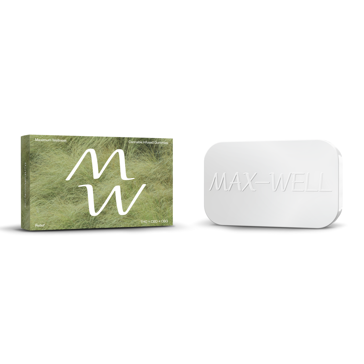 Photograph of product: Maximum Wellness Gummy: Relief 10mg 1:1:2 CBG:CBD:TH-oui  | Guava