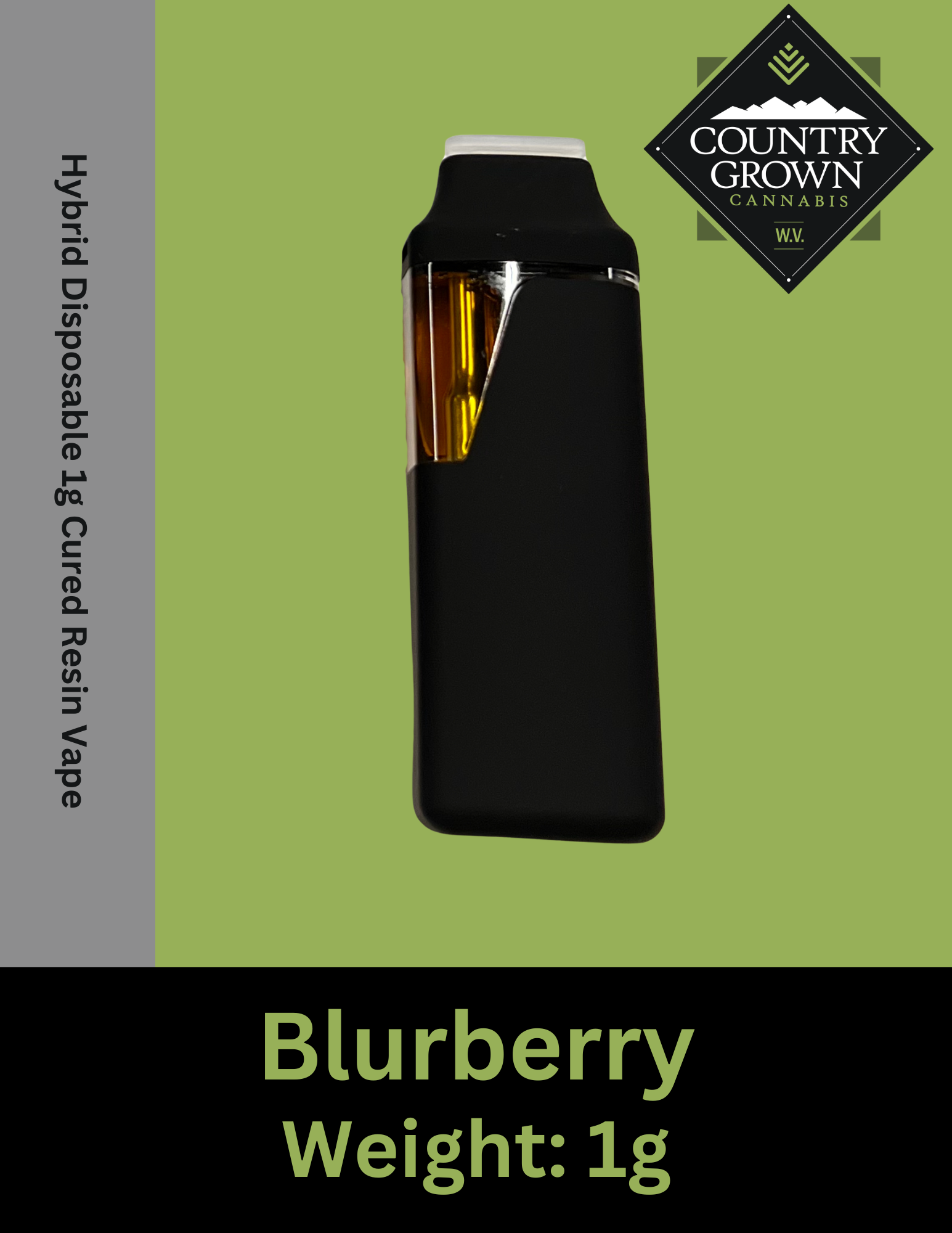 Photograph of product: Blurberry Cured Resin All-In-One