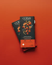 Photograph of product: Toffee & Sea Salt Chocolate Bar [20pk] (100mg TH-oui)