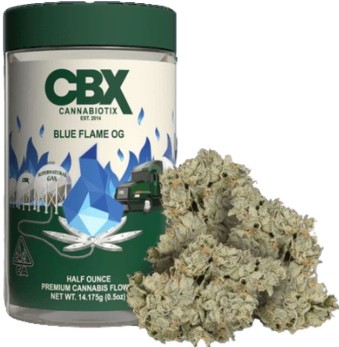 Photograph of product: Blue Flame OG [H] - Flower - 14g