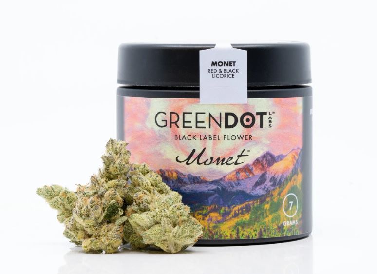 Photograph of product: Green Dot Labs Monet Flower 3.5g