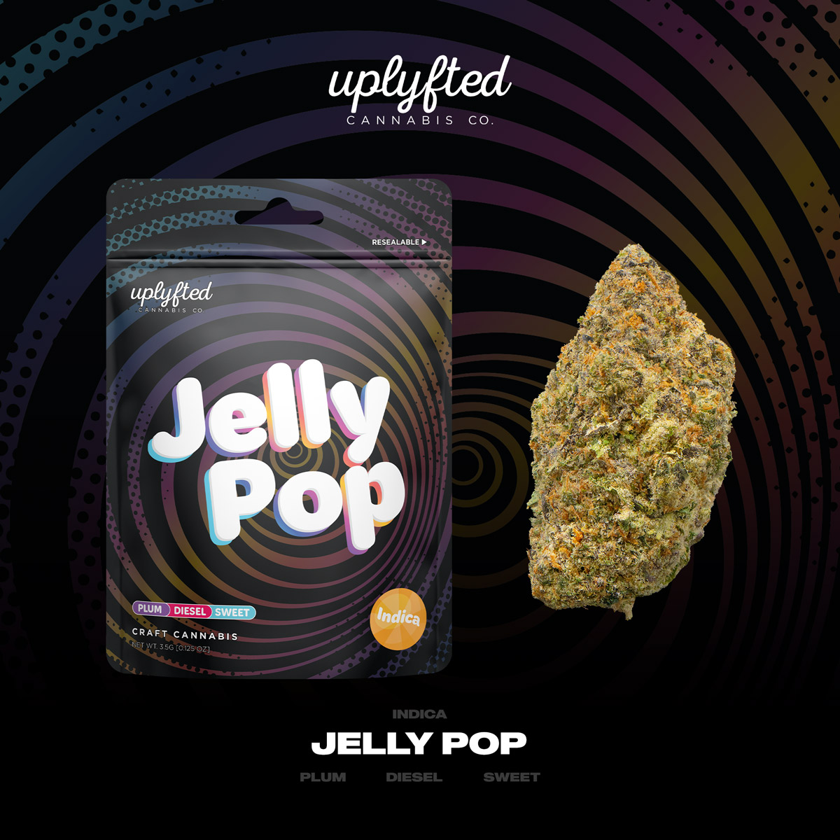 Photograph of product: Uplyfted Jelly Pop - 3.5g