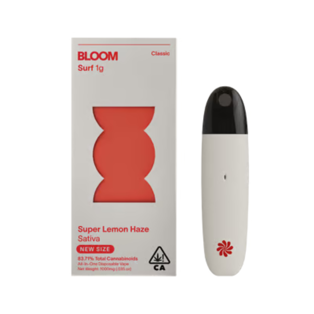 Photograph of product: Bloom Surf - Disposable - Super Lemon Haze - 1G