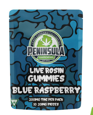 Photograph of product: PG | Blue Raspberry Rosin Gummies | 200mg (AU)