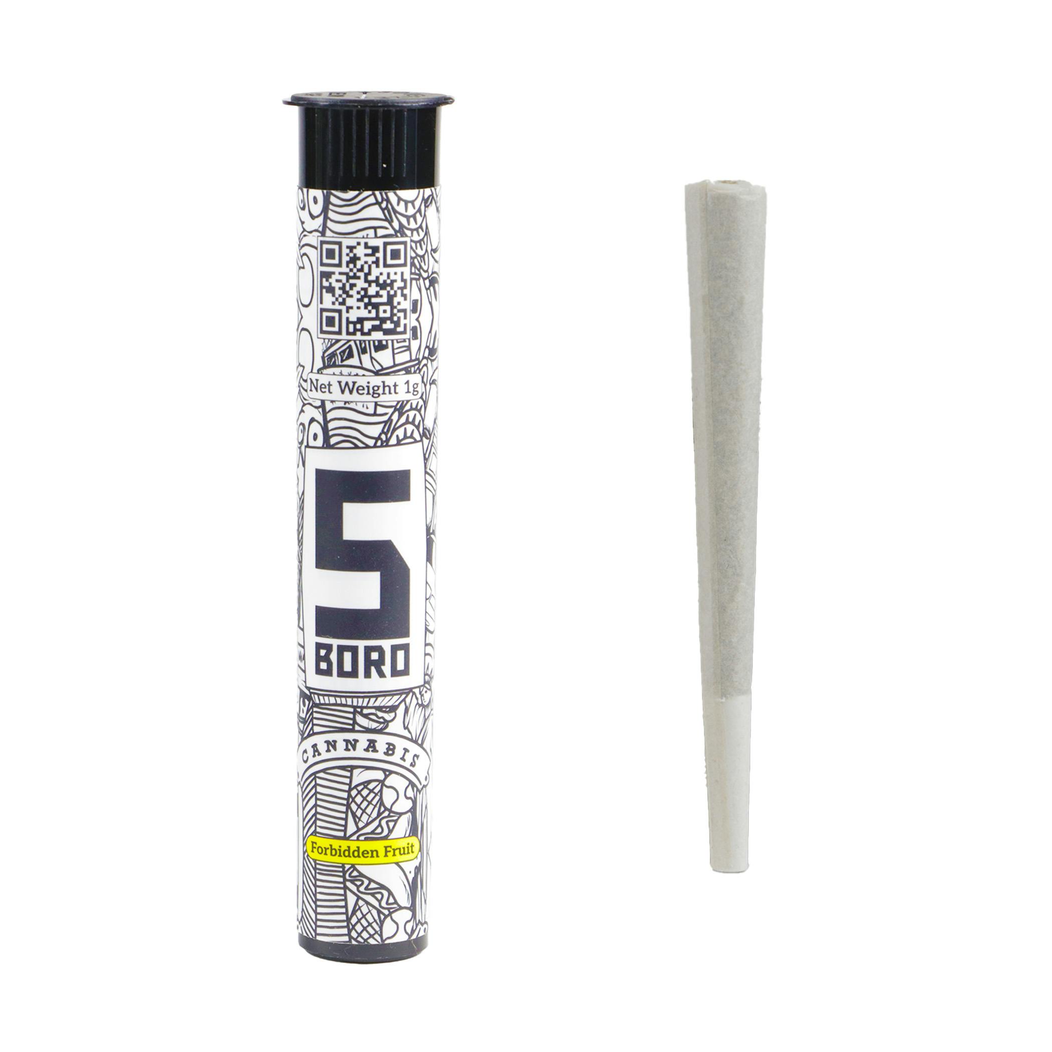 Photograph of Product: 5Boro | Forbidden Fruit Pre-roll, 1g