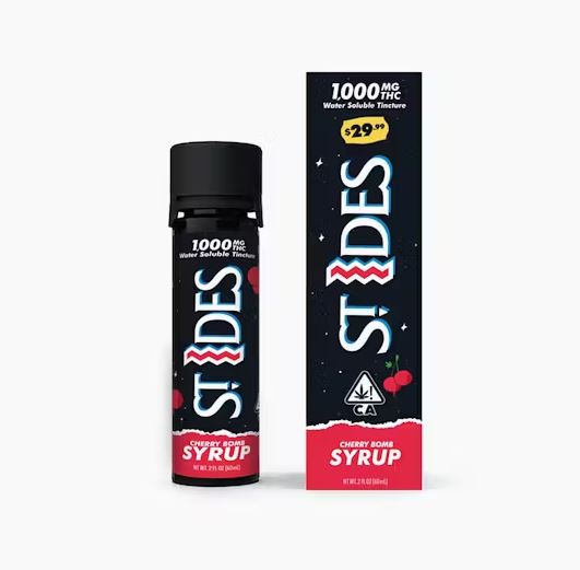 Photograph of product: St Ides 1000mg Syrup Cherry Bomb
