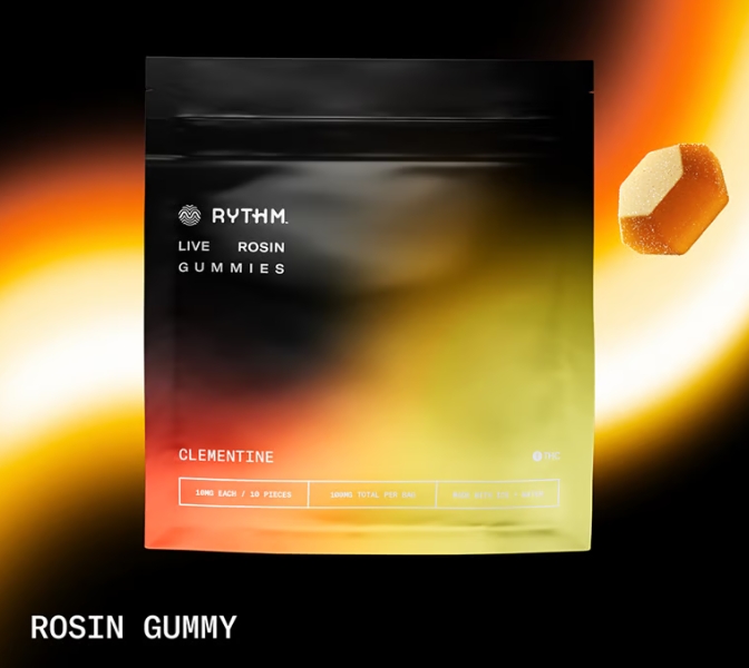 Photograph of product: Rythm - Clementine - 10pk - Solventless Rosin - Afternoon Delight