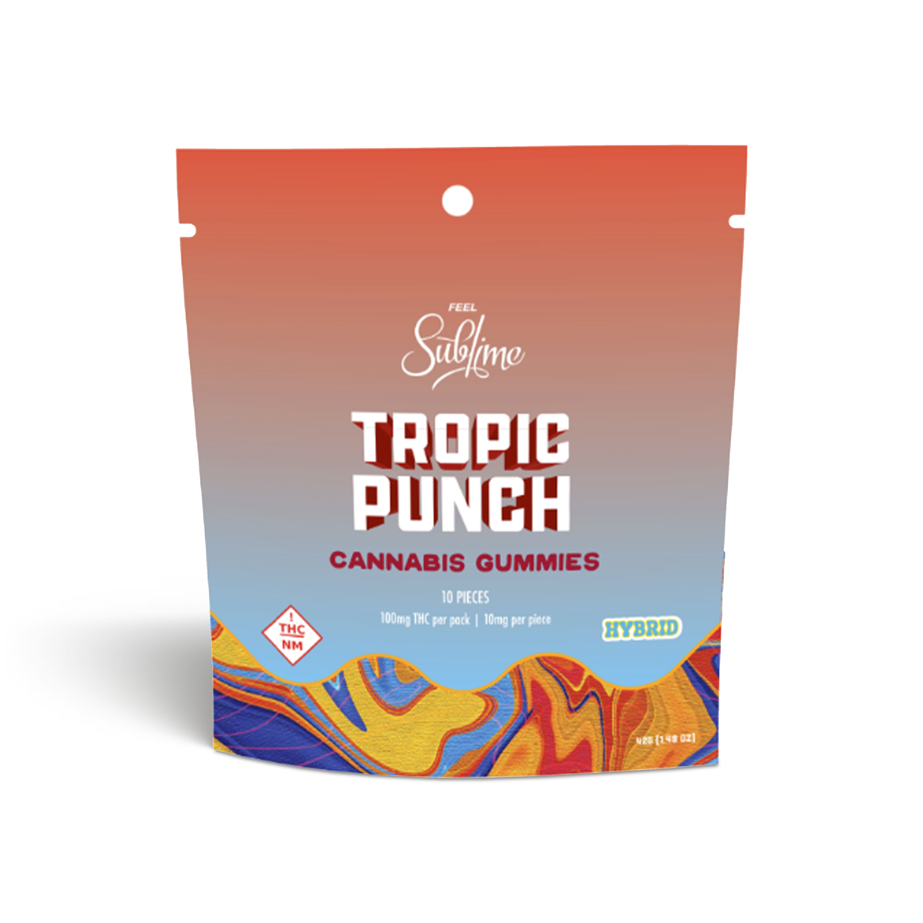 Photograph of product: Tropic Punch Gummies - 100mg