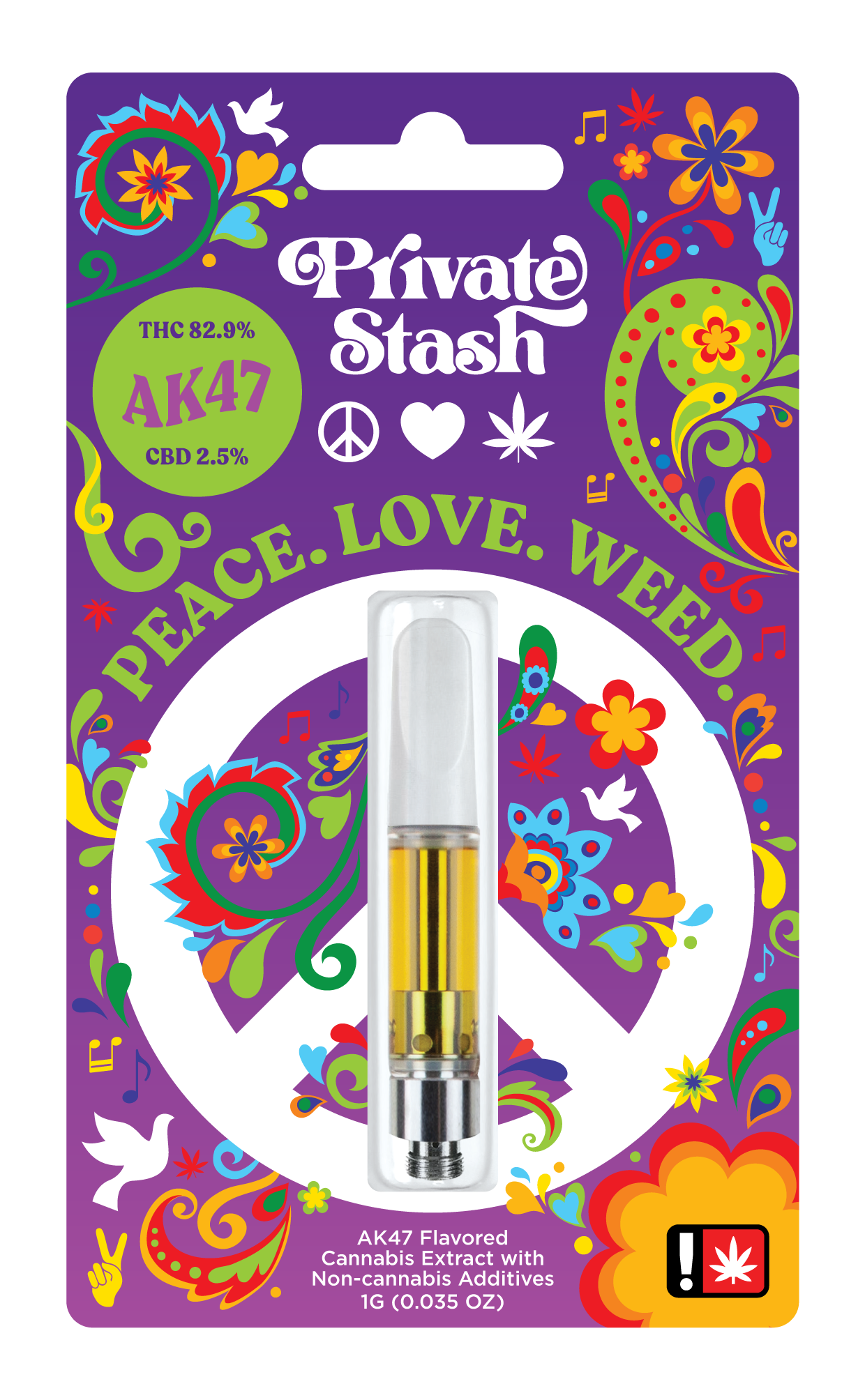 Photograph of product: Private Stash Legacy Line - AK 47 - Cartridge - - H