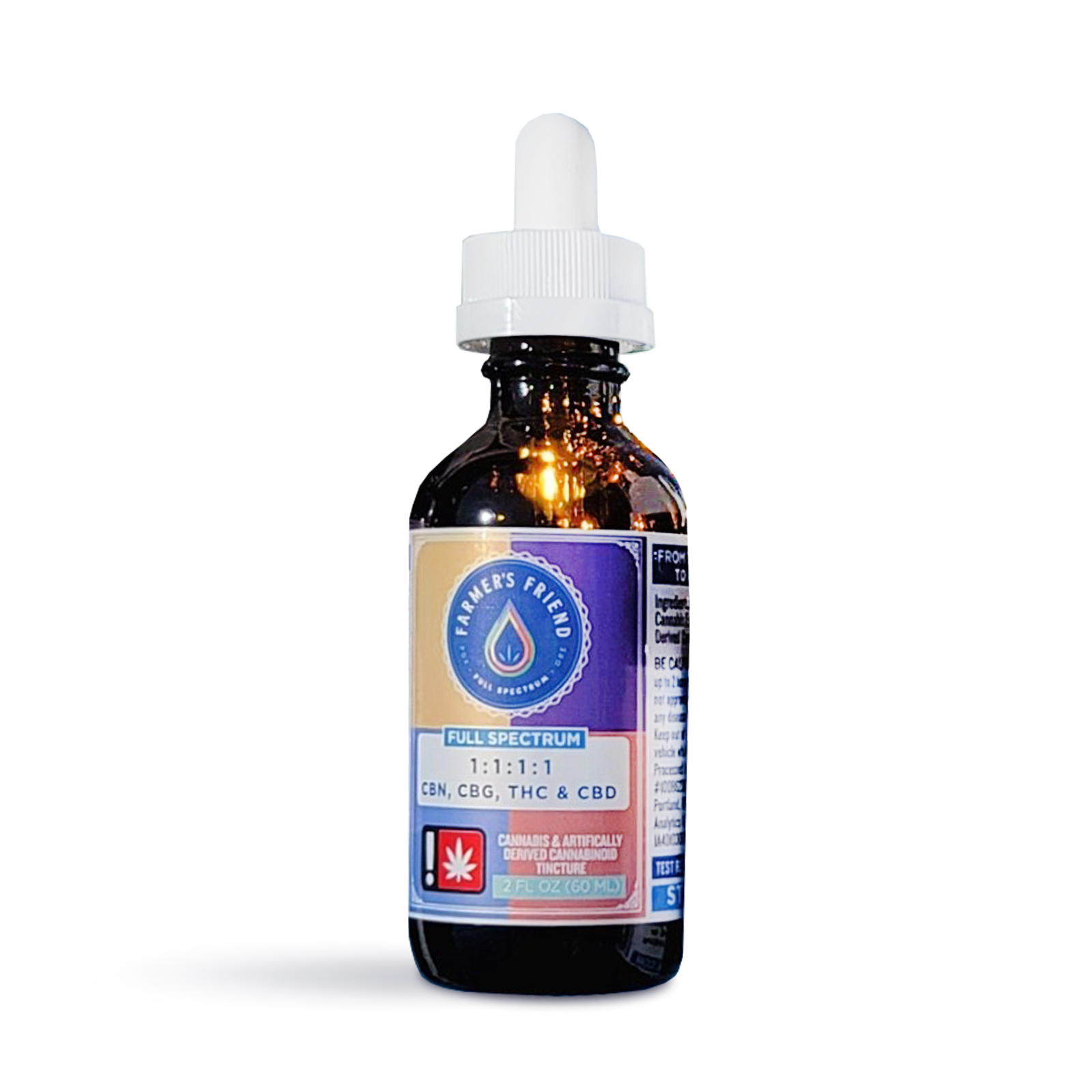 Photograph of product: 1:1:1:1 CBG/TH-oui/CBN/CBD Tincture - 2oz
