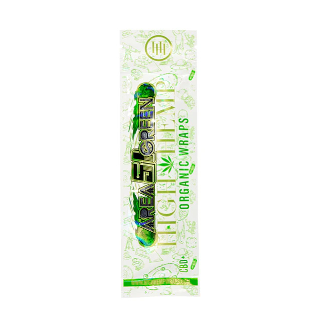 Photograph of product: High Hemp Wraps - Area 51 Green Apple