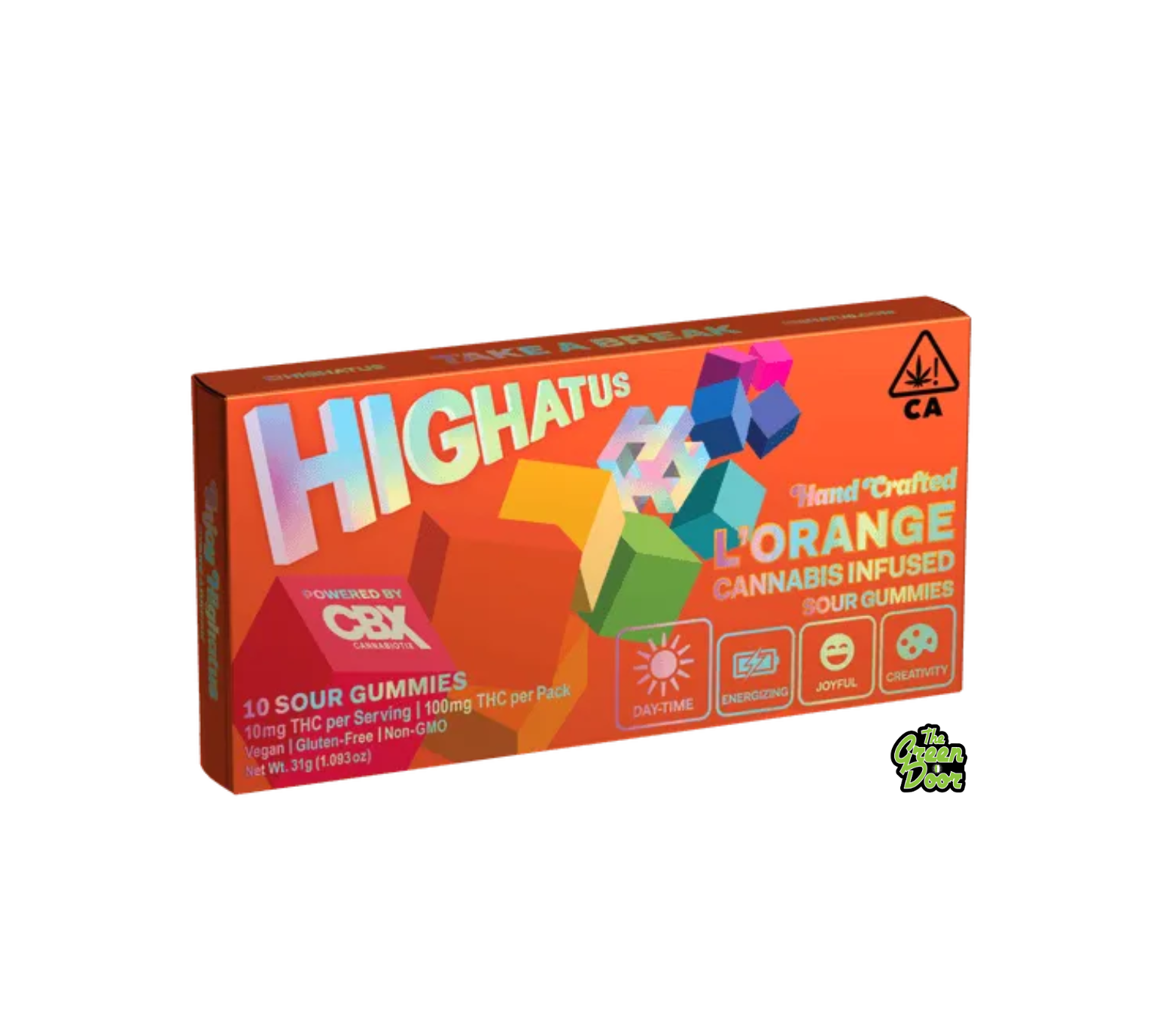 Photograph of product: HIGHATUS - L'Orange- 10PK - 100MG