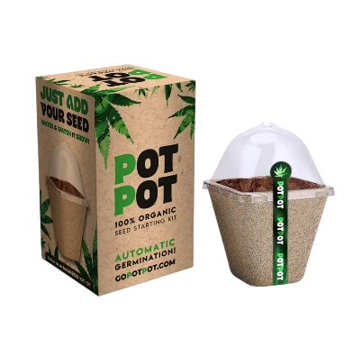 Photograph of Product: Germination Starter Kit: Pot and Soil - 1 Pack